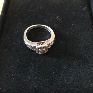 Sterling Silver with Blue Topaz